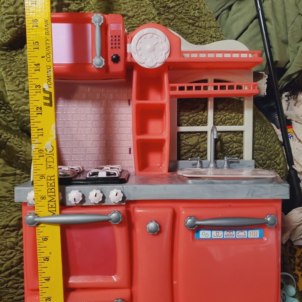 COPY - Our Generation Gourmet Kitchen Accessory Set stove with dishes pots and …